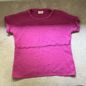 Nation LTD boxy double gauze top